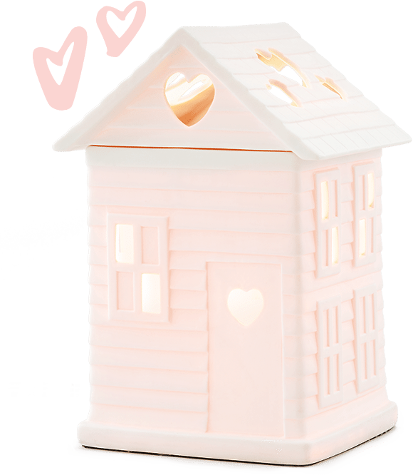 NEW! BUILT WITH LOVE SCENTSY WARMER HABITAT FOR HUMANITY Scentsy