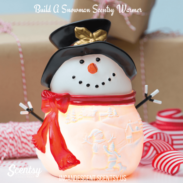 Build A Snowman Scentsy Warmer (1) BUILD A SNOWMAN SCENTSY WARMER
