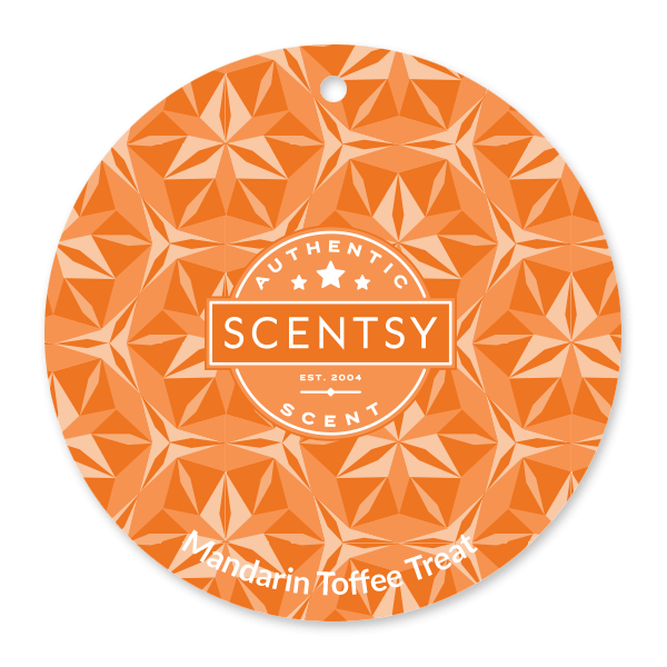 MANDARIN TOFFEE TREAT SCENTSY SCENT CIRCLE