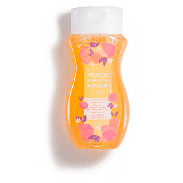 PEACH & WHITE AMBER BODY WASH