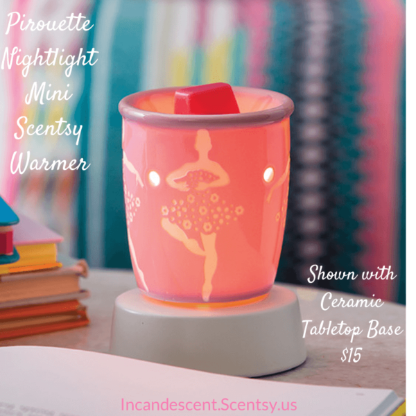 Pirouette Nightlight Mini Scentsy Warmer Incandescent.scentsy.us SHOP NOW