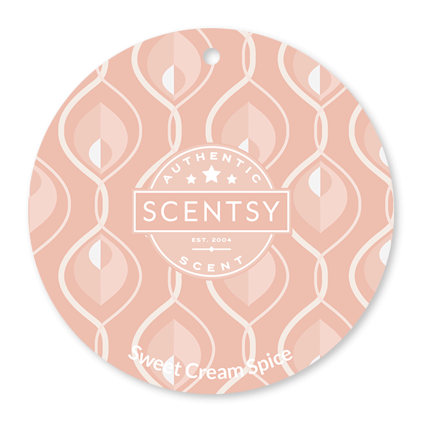 SWEET CREAM SPICE SCENTSY SCENT CIRCLE