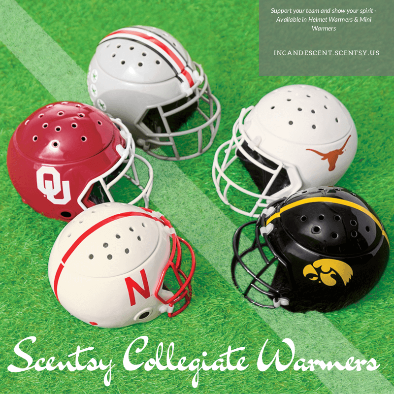 It's College Football Time - Get Your Scentsy Collegiate Football Warmers!