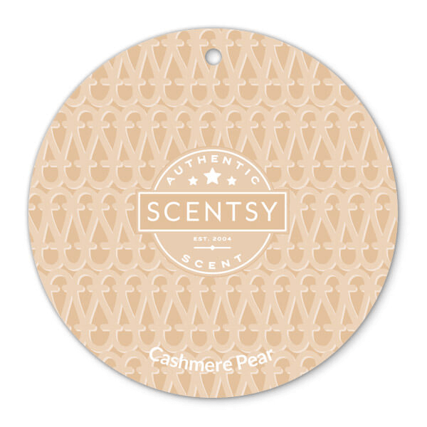 CASHMERE PEAR SCENTSY SCENT CIRCLE