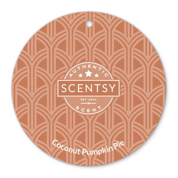 COCONUT PUMPKIN PIE SCENTSY SCENT CIRCLE