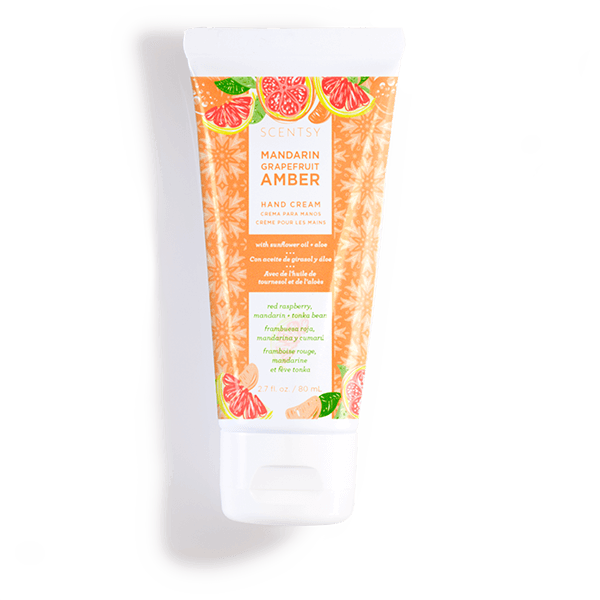 MANDARIN GRAPEFRUIT AMBER SCENTSY HAND CREAM