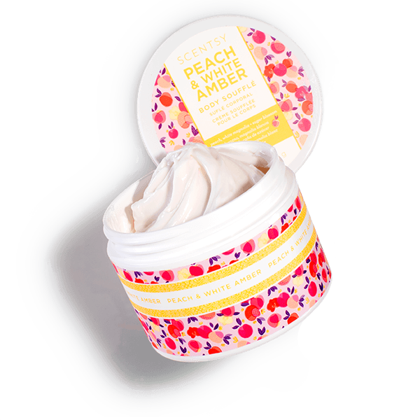 Peach &Amp; White Amber Scentsy Body Souffle PEACH & WHITE AMBER SCENTSY BODY SOUFFLE