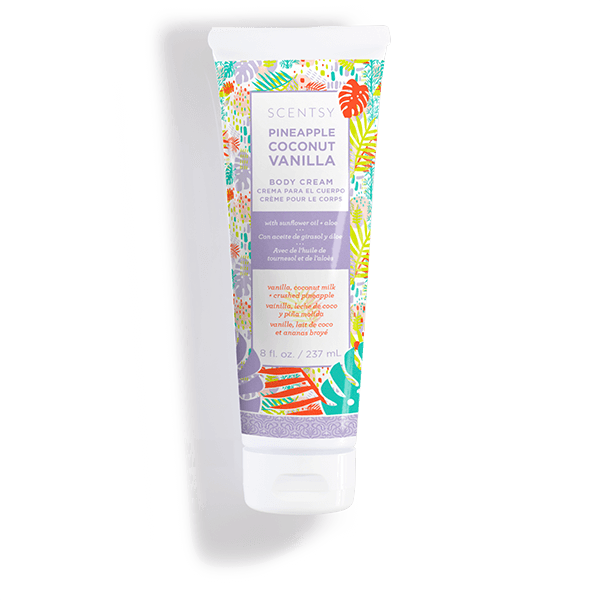 Pineapple Coconut Vanilla Scentsy Body Cream