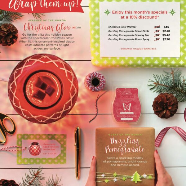 CHRISTMAS GLOW SCENTSY WARMER