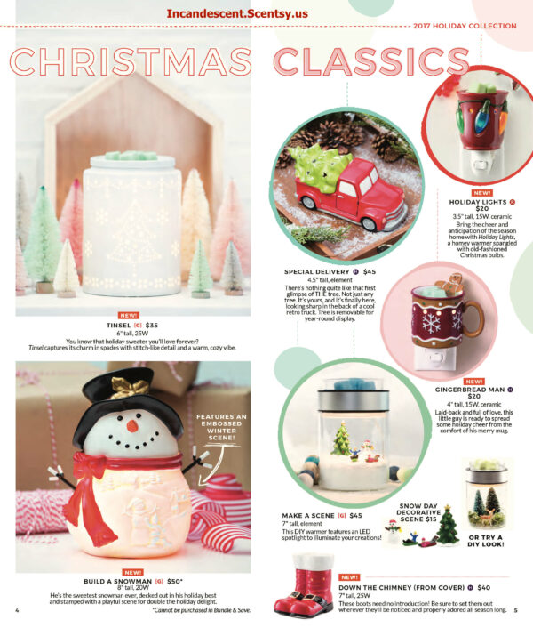 BUILD A SNOWMAN SCENTSY WARMER