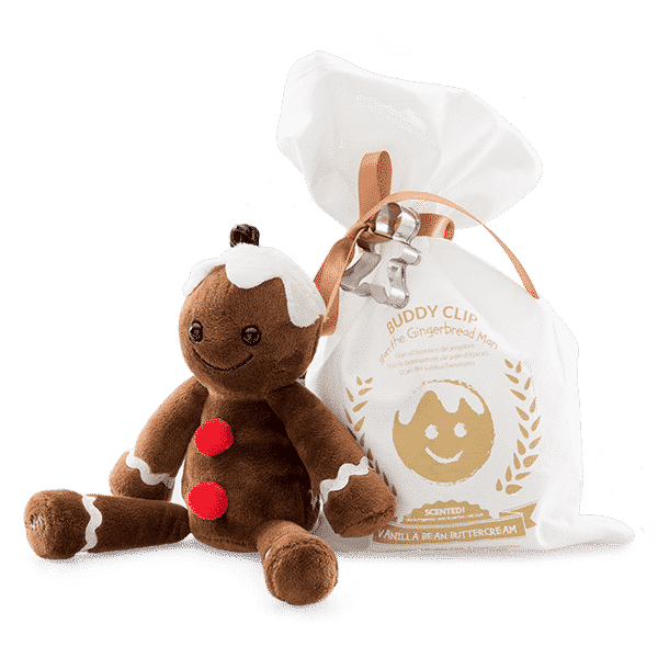 SCENTSY STAN THE MAN GINGERBREAD BUDDY CLIP + VANILLA BEAN BUTTERCREAM