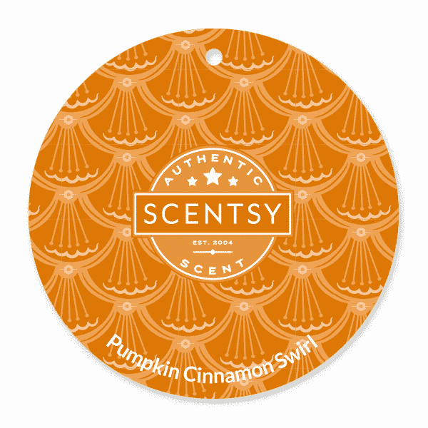 Pumpkin Cinnamon Swirl Scentsy Scent Circle