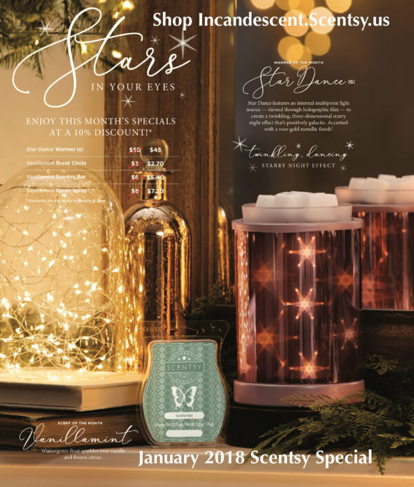 STAR DANCE SCENTSY WARMER