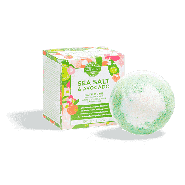 SEA SALT & AVOCADO SCENTSY BATH BOMB