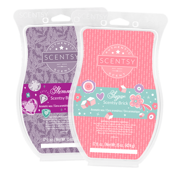 SUGAR AND SHIMMER SCENTSY BRICK BUNDLE