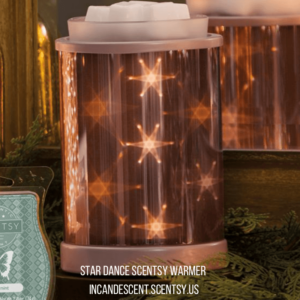 SCENTSY JANUARY 2018 WARMER & SCENT OF THE MONTH - STAR DANCE SCENTSY WARMER & VANILLAMINT SCENTSY FRAGRANCE