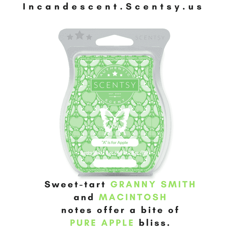 A IS FOR APPLE SCENTSY BAR