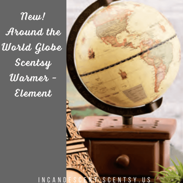 AROUND THE WORLD GLOBE SCENTSY WARMER | DISCONTINUED