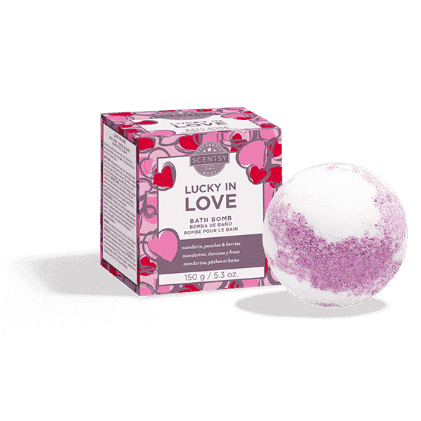 LUCKY IN LOVE SCENTSY BATH BOMB