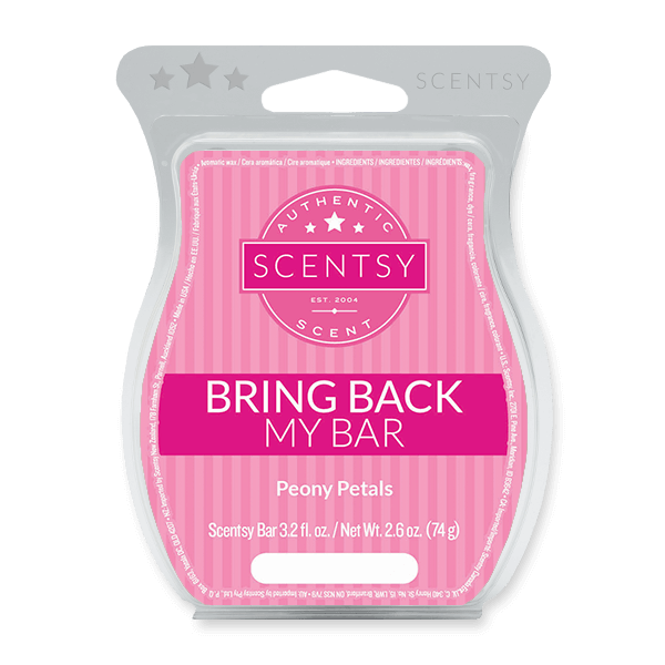 Peony Petals Scentsy Bar BBMB January 2025 Incandescent.Scentsy.us