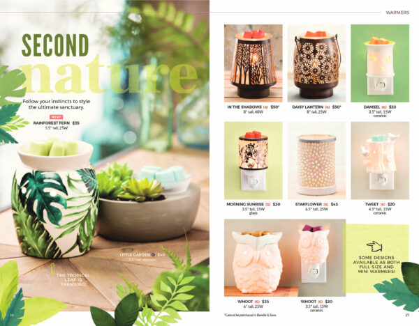 RAINFOREST FERN SCENTSY WARMER | DISCONTINUED