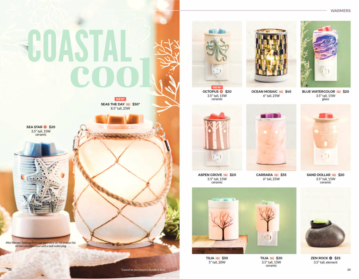 SEAS THE DAY SCENTSY WARMER | DISCONTINUED