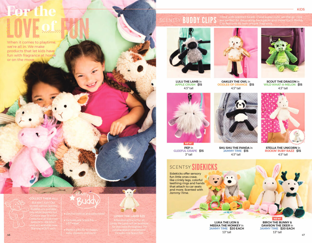 PEP SCENTSY BUDDY CLIP + GLEEFUL GRAPE
