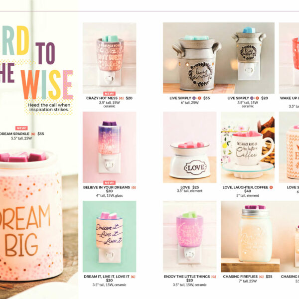 CRAZY HOT MESS NIGHTLIGHT MINI SCENTSY WARMER