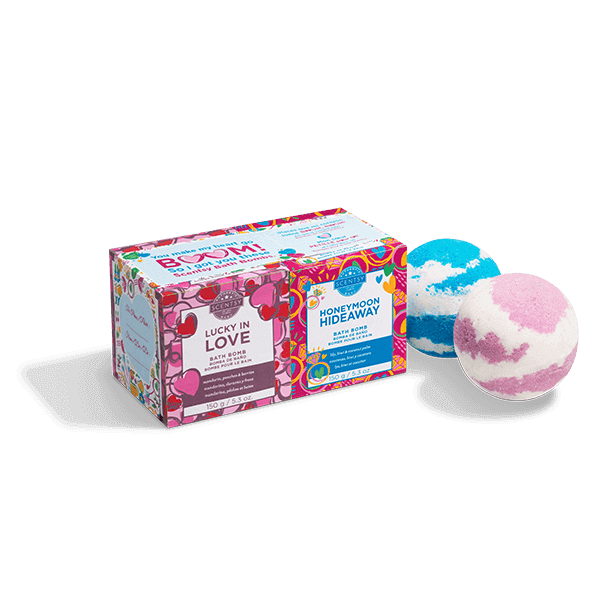 SCENTSY VALENTINE'S BATH BOMB BUNDLE - LUCKY IN LOVE & HONEYMOON HIDEAWAY