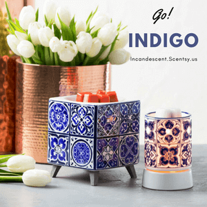 INDIGO TILE WARMERS INCANDESCENT SCENTSY