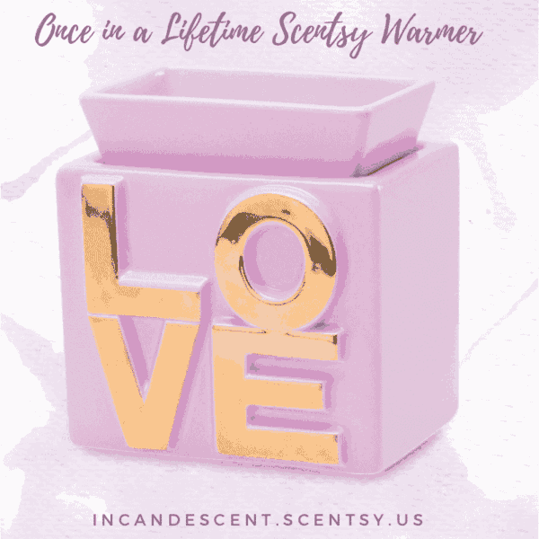 ONCE IN A LIFETIME SCENTSY WARMER INCANDESCENT.SCENTSY.US