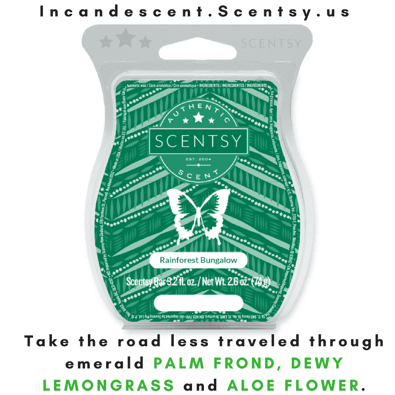 RAINFOREST BUNGALOW SCENTSY BAR