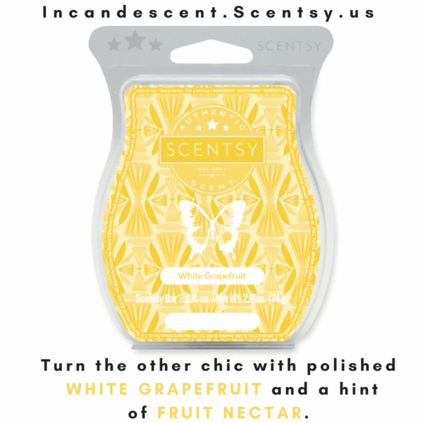 WHITE GRAPEFRUIT SCENTSY BAR