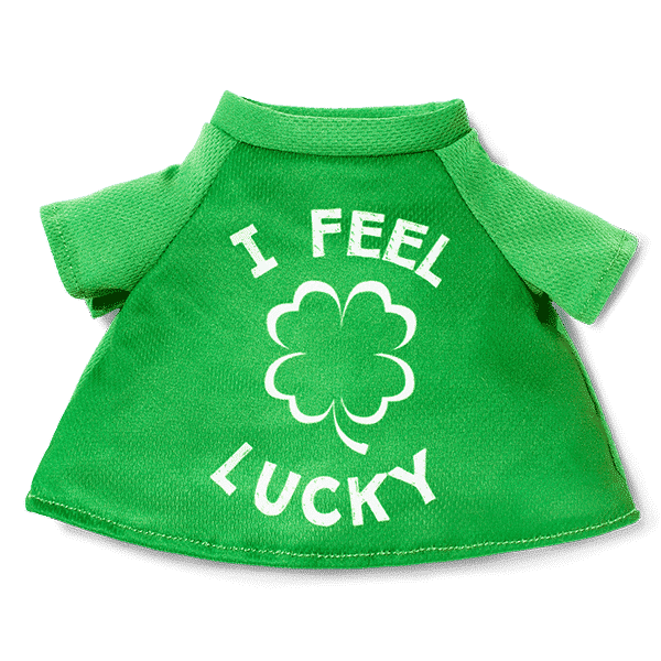 SCENTSY BUDDY CLOTHES:  I FEEL LUCKY ST. PATRICK'S DAY TEE
