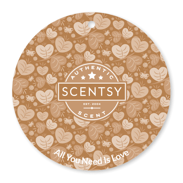 ALL YOU NEED IS LOVE SCENTSY SCENT CIRCLE