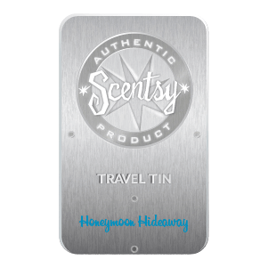 HONEYMOON HIDEAWAY SCENTSY TRAVEL TIN