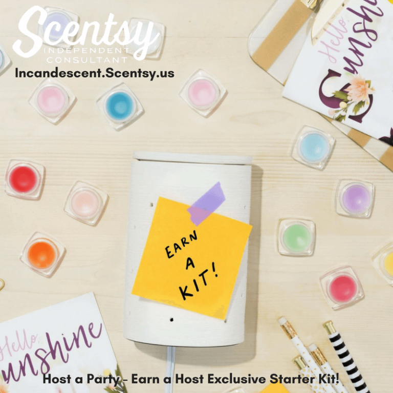 SCENTSY PARTY HOSTS CAN NOW EARN A STARTER KIT!