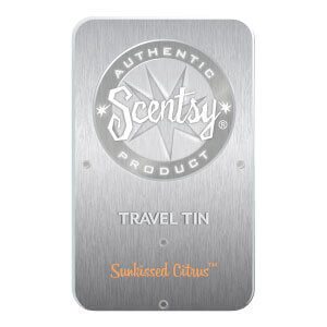 SUNKISSED CITRUS SCENTSY TRAVEL TIN