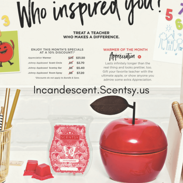 APPRECIATION APPLE SCENTSY WARMER