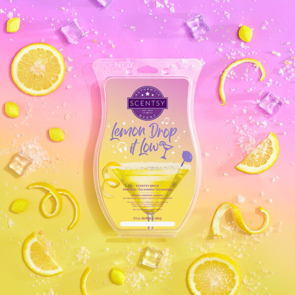 LEMON DROP IT LOW SCENTSY BRICK