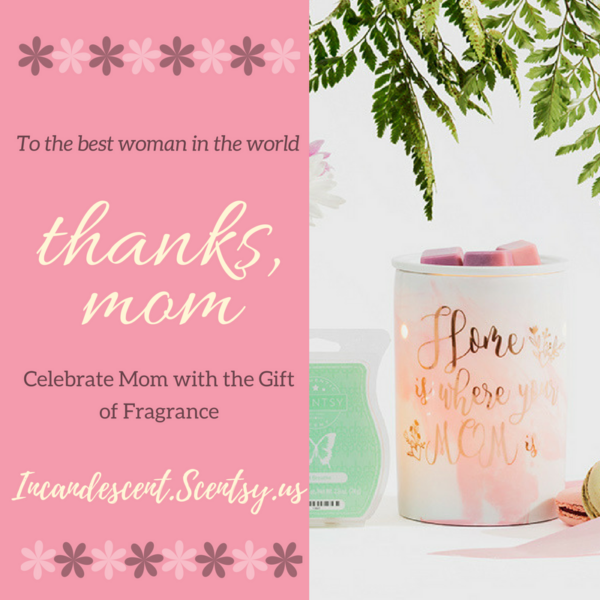 LOVE SCENTSY WARMER MOTHER'S DAY BUNDLE