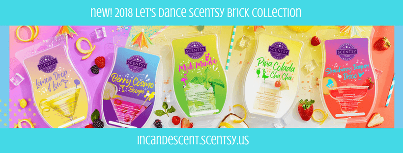 NEW! SCENTSY BRICKS - LET'S DANCE SCENTSY 2018 BRICK COLLECTION