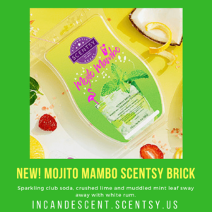 NEW! SCENTSY BRICKS - LET'S DANCE SCENTSY 2018 BRICK COLLECTION