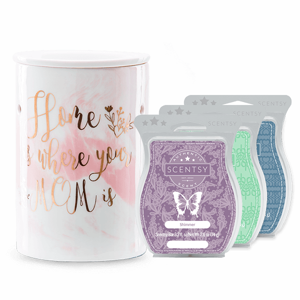 HOME IS WHERE YOUR MOM IS SCENTSY WARMER BUNDLE