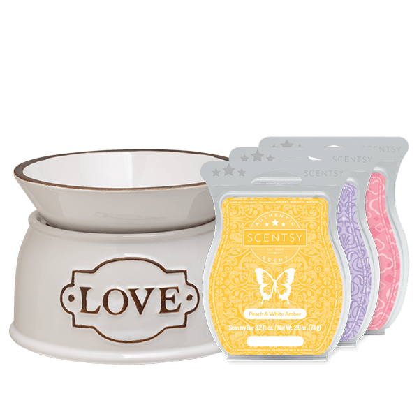 LOVE SCENTSY WARMER MOTHER'S DAY BUNDLE