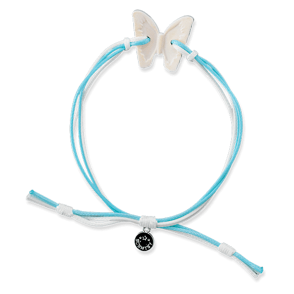 2021 Summer Collection Scented Bracelet – Butterfly Front Blue Agave Melon 1