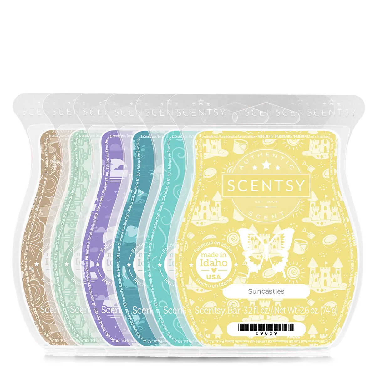 Eat. Sleep. Beach. Repeat. Scentsy 6-Bar Bundle