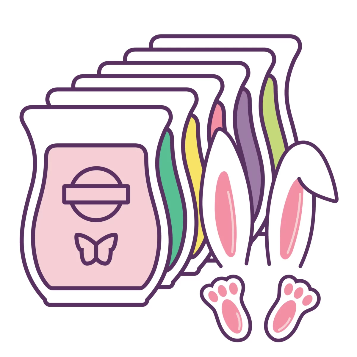 Think Hoppy Thoughts Scentsy 6-Bar Bundle