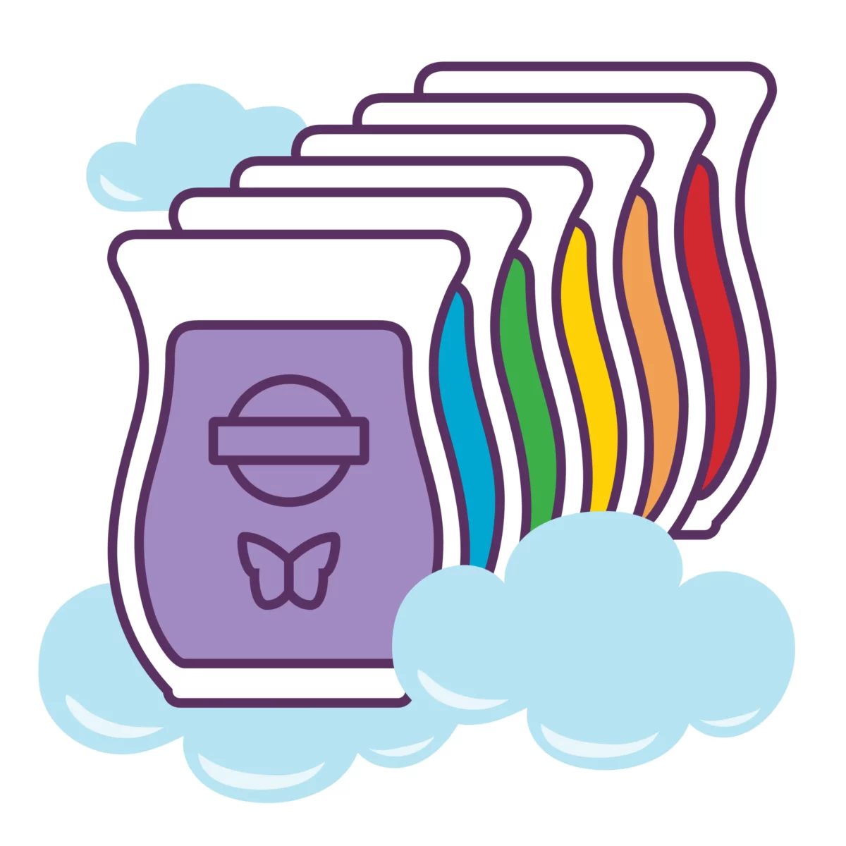 Be Your Own Rainbow Scentsy 6-Bar Bundle