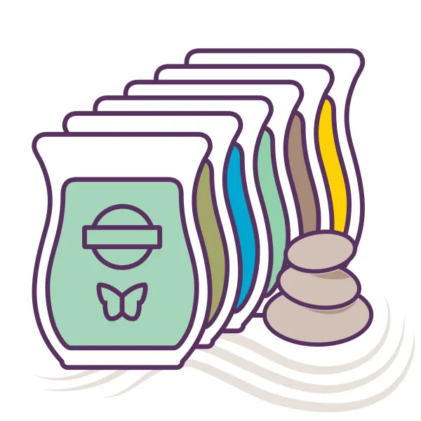 When in Doubt, Zen it Out Scentsy 6-Bar Bundle